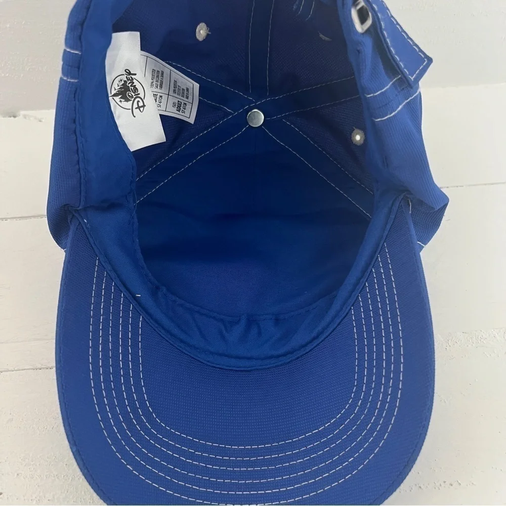 Disney Blue Hat Mickey Where Wishes Come True Adjustable Cap Silver Summer